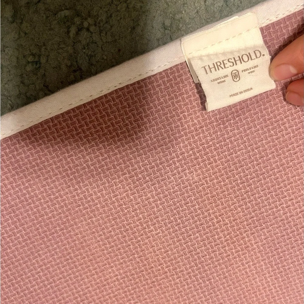 Threshold Red and White 'Merry' Holiday Doormat